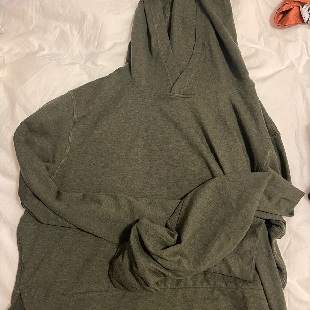 BYLT Olive Cropped Hoodie